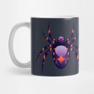 Cartoon Purple Spider Mug